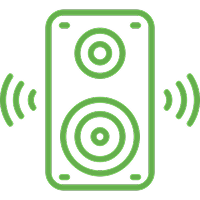 고출력 사운드 아이콘